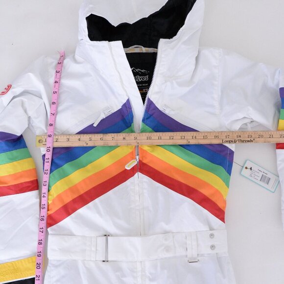 Tipsy Elves Sunrise Shredder One Piece Ski Suit Snowsuit Size XS NWT - Picture 4 of 16